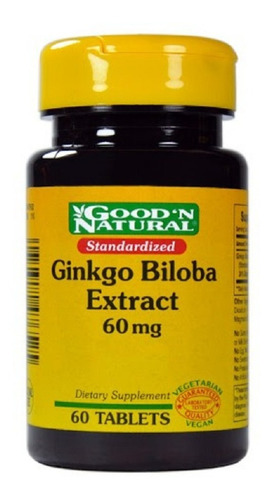 Ginkgo Biloba 60mg X 60 Tab - Goo - Unidad a $58900