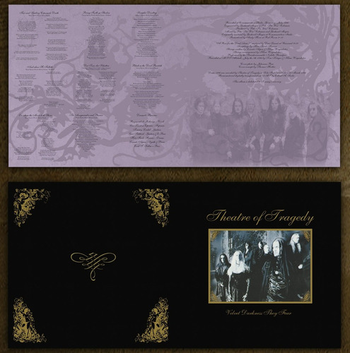 Theatre Of Tragedy Velvet Darkness They Fear Lp Vinil Liv Versão Do Álbum Edição Limitada