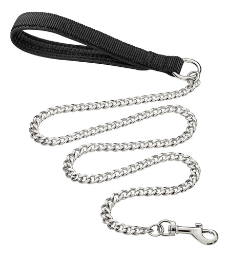 Heavy Duty Metal Dog Leash 6 Ft Chew Proof Pet Leash Chain W