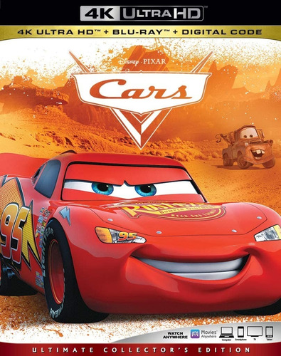 Carros ( Cars Disney Pixar ) 2006 Bluray 4k - John Lasseter
