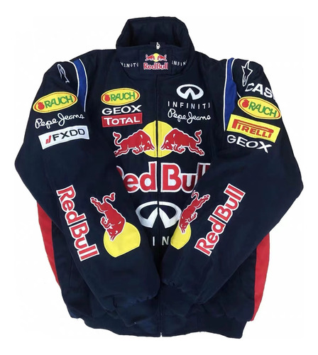 Chaqueta Moto Team Ferrari Otoño Redbull Bordado