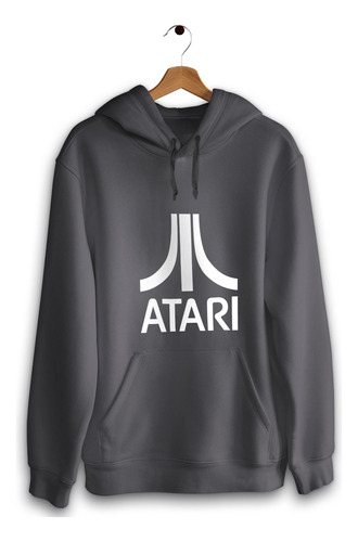 Poleron Canguro Hoodie Atari Gamer Algodón Gme1