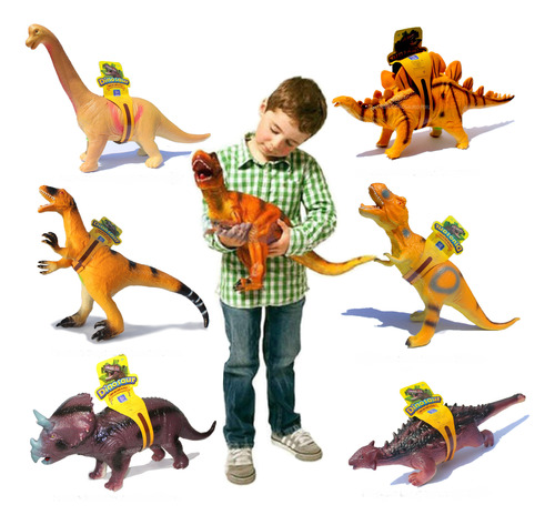Dinosaurios Grandes Juguete Sonido Para Niños Colección