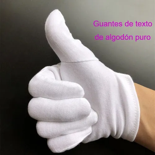 Pack 12 Pares Guantes Dermatológicos Algodón