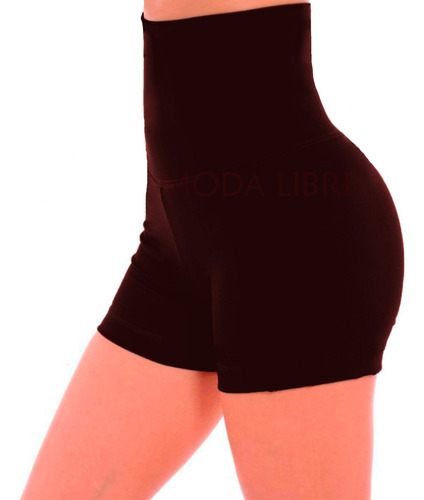 Short Modelador Faja 30cm 100% Lycra Mujer Standar Xs- Xx