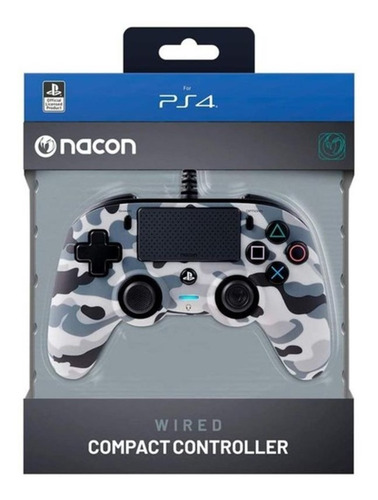 Imagen 3 de 4 de Joystick Nacon Wired Compact Controller For Ps4