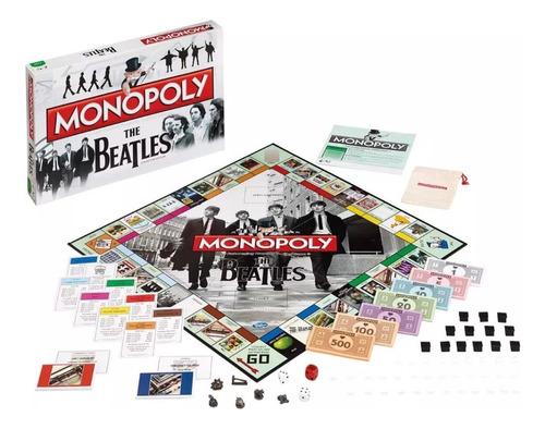 Monopoly De The Beatles Collectors Edition 6 Figuras