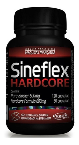 Sineflex Hardcore Novo Original 150 Caps Power Queimador 24h