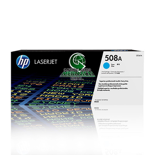 Toner Hp 508a Cf361a Cyan Hp Color Laserjet M552/m553