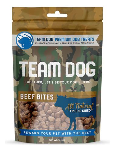 Team Dog Beef Bites - Golosinas Para Perros Liofilizadas, 5.