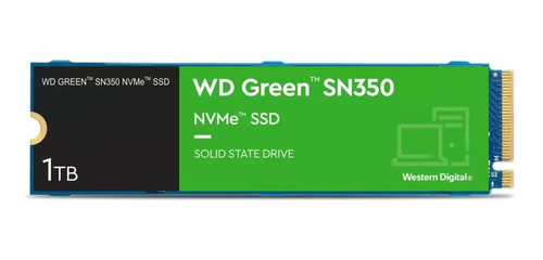 Disco Solido Ssd M.2 1tb Wd Green Sn350 Nvme