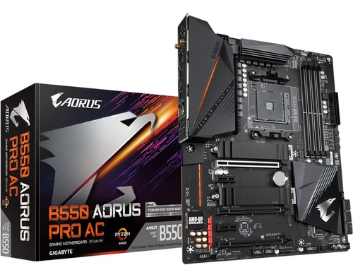 Tarjeta Madre Aorus B550 Aorus Pro Ac Am4 Ddr4 Atx