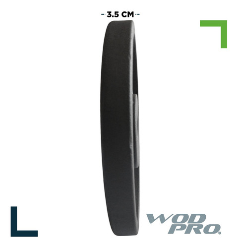 Par De Discos Olímpicos 15kg Acero Negro Barbell 2 Pulgadas