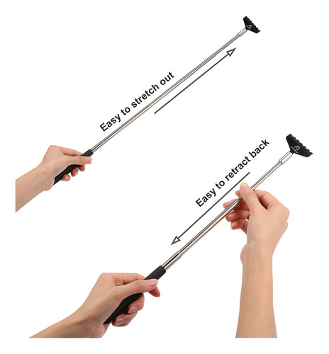 Mz Compatible Masajeador Escópico De Metal Para La Espalda,