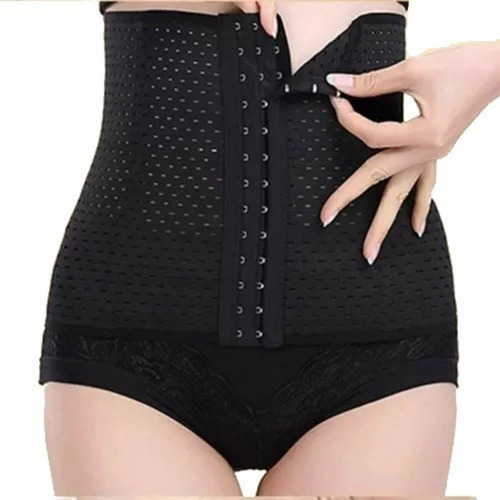 Imagen 4 de 8 de Faja Modeladora De Cintura Con Varilla Elastica Tipo Corset