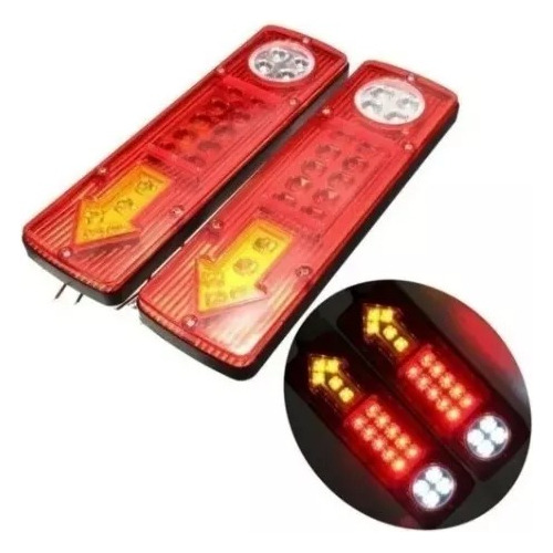 Stop X2 Led Reversa Cruce, Tricimoto,  Remolque, Grua Camion