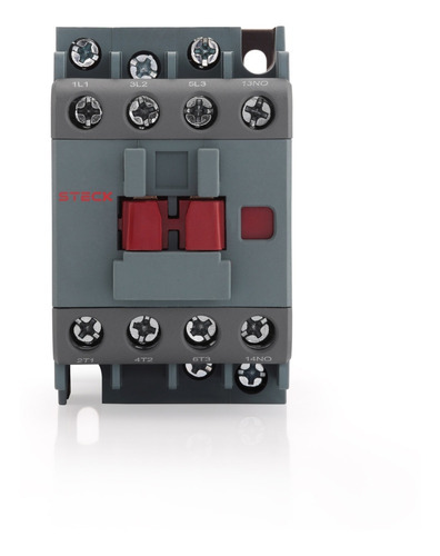 Imagen 1 de 5 de Contactor Tripolar Steck 3x12a Bobina 220v 1na Sk112a10m