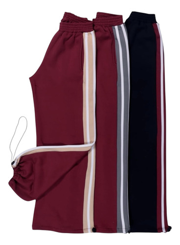 Pantalón Friza Palazzo Mujer Moda Premium Varios Colores