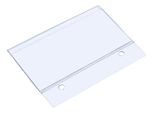 60 Etiquetas De Pvc Transparente Para Estantes
