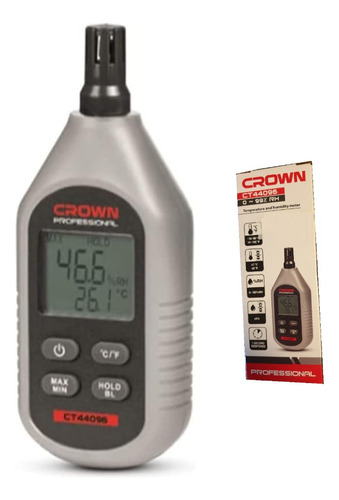 Medidor De Humedad Y Temperatura Crown Japan Ct44096