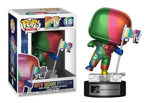 Funko Pop Ad Icons Mtv - Moon Person (rainbow)