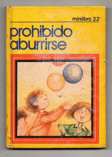 Prohibido Aburrirse - Sanchez Serrano - Minilibro - Antiguo