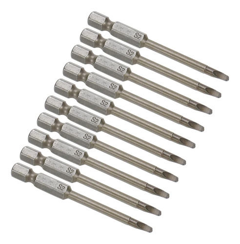 Broca Triangular De Destornillador 1/4 Pulgada 10 Unidades