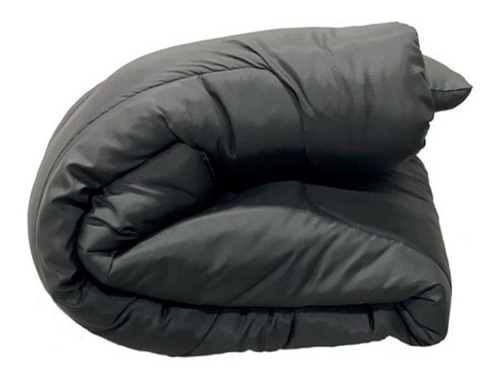 Imagen 4 de 5 de Acolchados Liso Reversible M.fibra 1 Plaza Invierno Abrigado