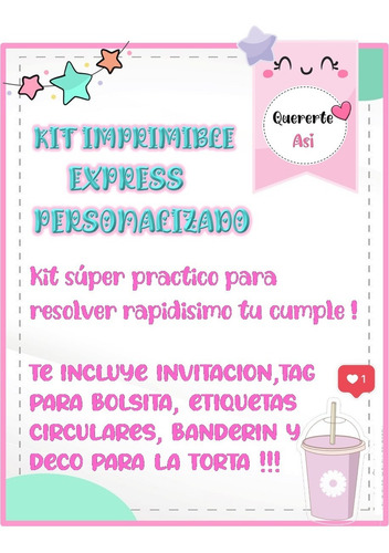 Kit Imprimible Express Personalizado- Darth Vader
