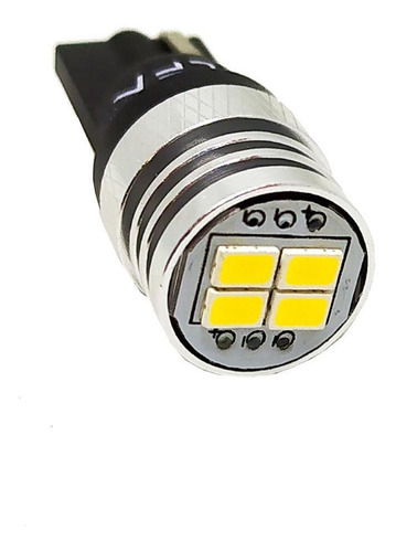 Imagen 2 de 6 de Focos Hiperled (2) T10 Pellizco Luz Blanca Interior Placa