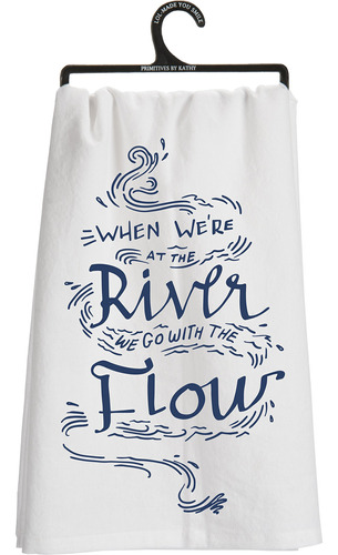 Toalla De Cocina - River Go With The Flow