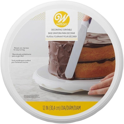 Imagen 1 de 6 de Base Giratoria Para Decorar Tortas Galletitas Basica Wilton