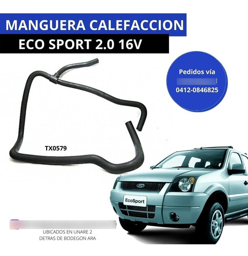 Manguera Tres Vias Calefacción De Ford Eco Sport 2.0 Tx0579 