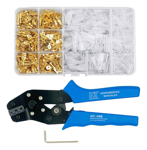 Kit Terminales Punteras 900 Piezas + Pinza Sn-48b Hobb