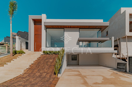 Imagem 1 de 16 de Gênesis Ii - Casa Nova - 4 Suítes - Espaço Gourmet- Melhor Alameda Do Condomínio. - Cncj1055