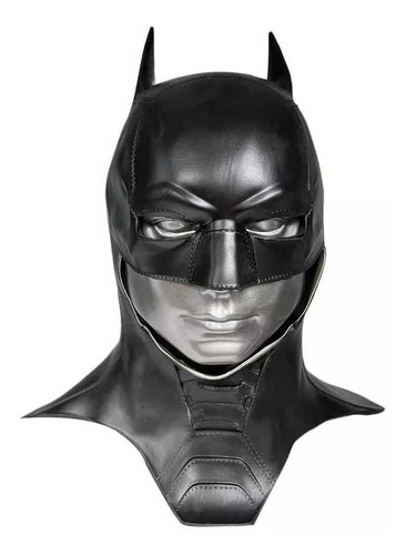 Máscara Batman Longa Látex Herói Liga Da Justiça Envio: 24h