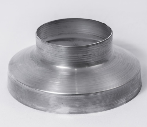 Reducción De Aluminio 5 A 4 Aluminio (125mm A 100mm)