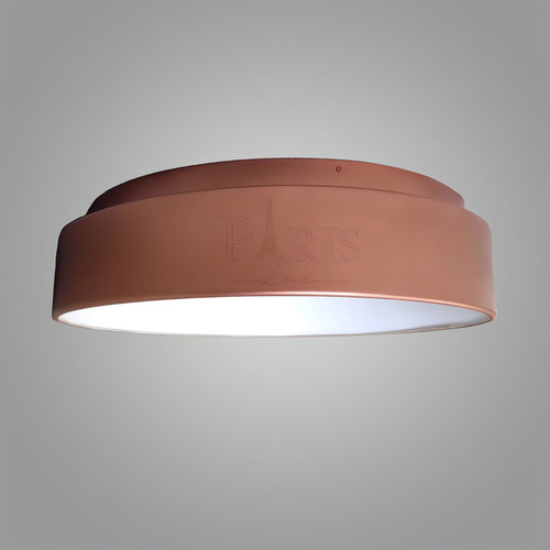 Plafon Vennus Led 40w Alumínio Cobre 3000k 53cm