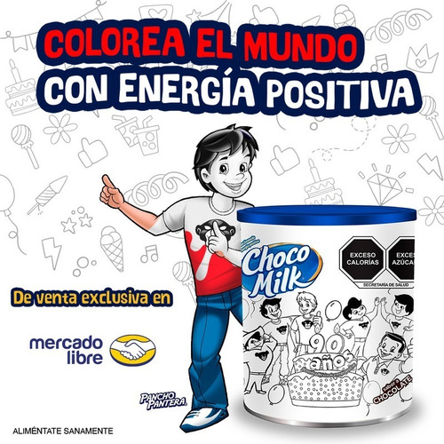 Choco Milk Colors Paquete Con 2 Latas De 800g C/u