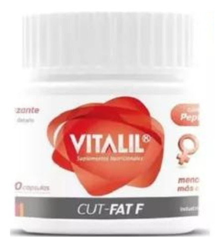 Cut Fat Femenino Vitalil Peptonas Linfar Quemador De Grasa