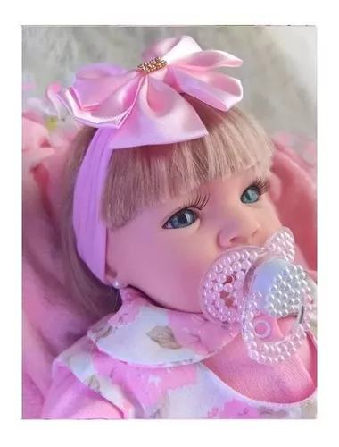 Boneca Bebe Reborn Loira De Silicone Promoção Mercado Livre