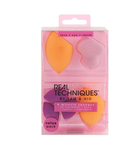 Real Techniques Miracle Complexion Sponges 6pz