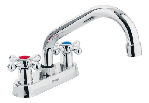 Mezcladora P/lavabo Manerales Cruceta C Tubular Foset 47688