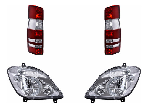 Set Calaveras + Faros Depo Sprinter 2007-2013