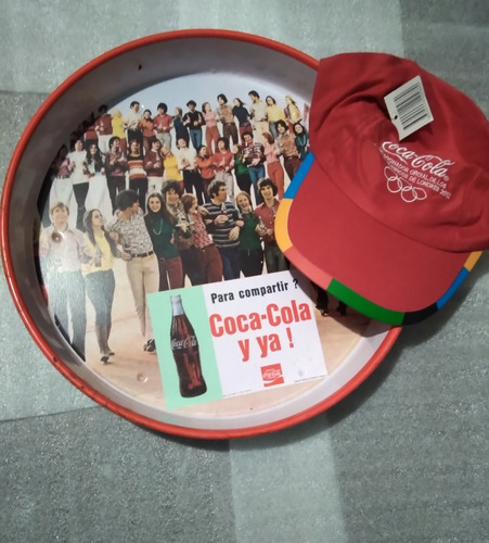 Charola Coca Cola Metálica, Litografiada Año 73 (Usado)