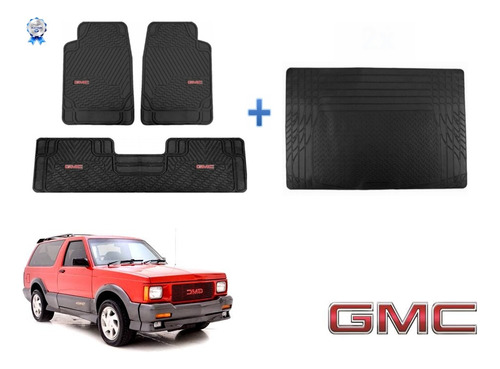 Tapetes Logo Gmc + Cajuela Jimmy 1991 A 1995 1996 1997 1998