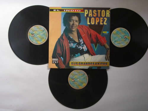 Lp Vinilo Pastor Lopez El Indio Sus Grandes Exitos Col 1993