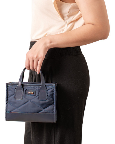 Bolsa Crossbody Dama Bolsas Mujer Impermeable Poppy Yayas Color Marino
