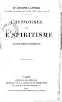 Livro Lhypnotisme Et Le Spiritisme