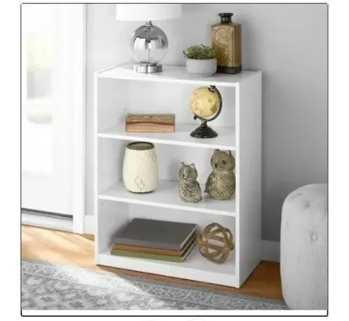 comprar Librero De 3 Entrepaños Y Repisas Ajustables